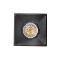 Hranatá - FARO 43410 NEÓN SQ zapuštěné stropní svítidlo, černá - FARO
