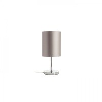 Stolní lampy dekorační - RED R14057 NYC/RON 15/20 stolní Monaco holubí šeď/stříbrné PVC/chrom 230V E27 7W - RED - DESIGN RENDL