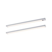 Přisazená - P 98608 LED podskříňkové svítidlo Inline 2ks startovací sada 2x4W 350x26mm 24V matný chrom - PAULMANN