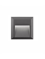 Nástěnná - NV 811201 Venkovní nástěnné svítidlo PULSAR tmavě šedý ABS LED 2W 3000K 220-220V 29st. IP54 - NOVA LUCE