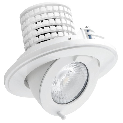Kruhová - CEN RGOD-259030 LED SPOT REGIA ZAPUŠTĚNÉ VÝKLOPNÉ 158 mm 25W 3000K Ra95 2150Lm 38d DIMM IP20  - CENTURY - foto 1