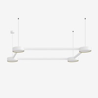 Dekorativní - LU 24.K1.60M DALI2 Závěsné svítidlo INFINITY II 62W LED 3000K akrylátové sklo bílá DALI 24.K1.60L - LUCIS
