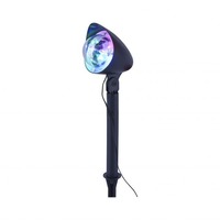 Zápichy - LD 19035-18 DISCO Zahradní zápich černý LED 3W RGB IP44 s DISCO efektem - LEUCHTEN DIREKT / JUST LIGHT