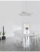 Kruhová - NV 7403001 Závěsné svítidlo CELINE chromovaný hliník a křišťál nastavitelné LED 40W 3000K IP20 - NOVA LUCE