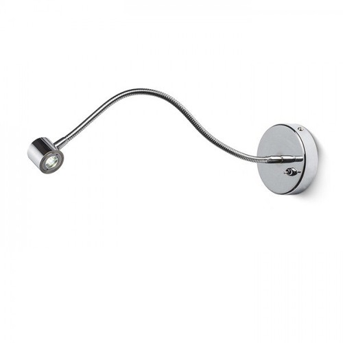 S ramenem - RED R10538 Svítidlo BOB na husím krku chrom 230V/700mA LED 3W 45° 3000K - RED - DESIGN RENDL - foto 1