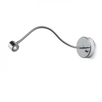 S ramenem - RED R10538 Svítidlo BOB na husím krku chrom 230V/700mA LED 3W 45° 3000K - RED - DESIGN RENDL