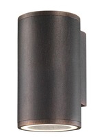 Nástěnná - NV 773222 Venkovní nástěnné svítidlo NODUS antický hnědý hliník skleněný difuzor GU10 1x7W 220-240V IP54 bez žárovky světlo dolů - NOVA LUCE