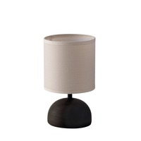 Stolní lampy dekorační - FAN I-FURORE-L MAR Stolní lampa Lumetto Furore, hnědá, 1 x E14, 14 x 24 cm - FANEUROPE