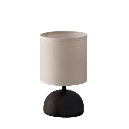 Stolní lampy dekorační - FAN I-FURORE-L MAR Stolní lampa Lumetto Furore, hnědá, 1 x E14, 14 x 24 cm - FANEUROPE - foto 1