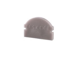 Krytky pro Al profily - IMPR 980001 Koncovka L-AU-01-10 šedá 16 mm 2 ks - LIGHT IMPRESSIONS