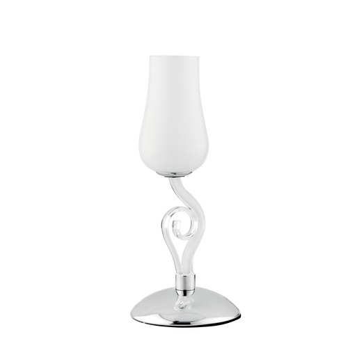 Stolní lampy dekorační - FAN I-ANGEL/LM1 Stolní lampa Lumetto Angel, bílé/chrom, 1 x E14, 15 x 34 cm - FANEUROPE - foto 1