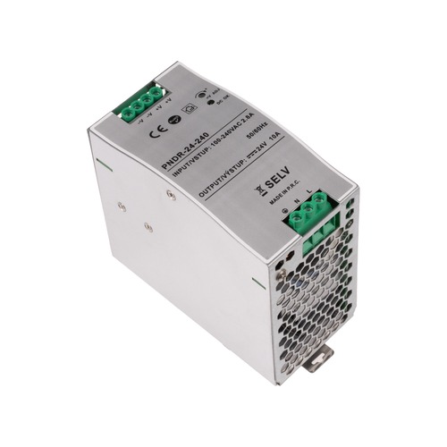Napájecí zdroje 24V - LED zdroj 24V 240W PNDR-24-240 DIN lišta - foto 1