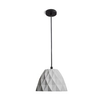 Kónická - RED R14183 NAPLES závěsná beton 230V E27 7W - RED - DESIGN RENDL