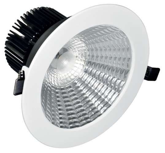 Kruhová - CEN FTSD-282340 LED SPOT FUTURA ZAPUŠTĚNÉ 200mm 28W 4000K Ra95 2525Lm 90d DIMM IP20 - CENTURY - foto 1