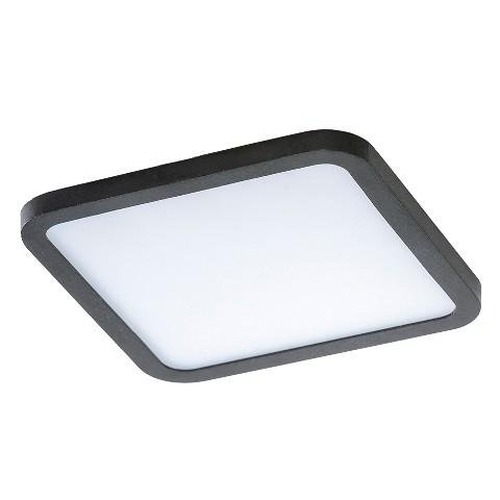 Koupelnová - AZZ AZ2836 LED Stropní zápustné bodové svítidlo Azzardo Slim 15 Square 3000K IP44 black AZ2836 12W 1000lm 3000K IP44 14,5cm čtvercové černé - AZZARDO - foto 1
