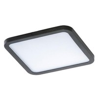 Koupelnová - AZZ AZ2836 LED Stropní zápustné bodové svítidlo Azzardo Slim 15 Square 3000K IP44 black AZ2836 12W 1000lm 3000K IP44 14,5cm čtvercové černé - AZZARDO