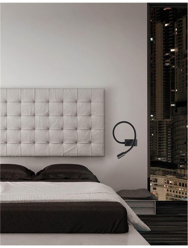 Bodová - NV 8126582 Bodové svítidlo GENEVA černý hliník LED 3W 3200K nastavitelné s vypínačem - NOVA LUCE - foto 1