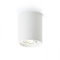 Downlight - RED R10454 COLES náklopný downlight sádrová 230V GU10 50W - RED - DESIGN RENDL
