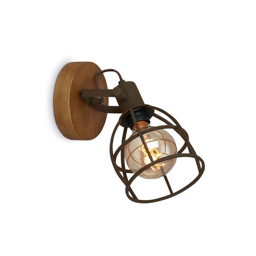 Bodová - BRILO 2670-014 Bodové svítidlo pr. 15 cm 1x E27 25W hnědé - BRILO - foto 1