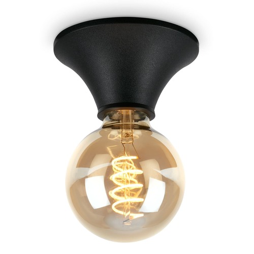 Dekorativní - BRILO 2114015 Stropní svítidlo 6 cm 1x E27 max. 10 W černá - BRILO - foto 1