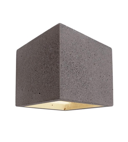 Nepřímé osvětlení - IMPR 341184 Kapego nástěnné přisazené svítidlo Cube 230V G9 1x max. 25W 115 mm tmavěšedá - LIGHT IMPRESSIONS - foto 1