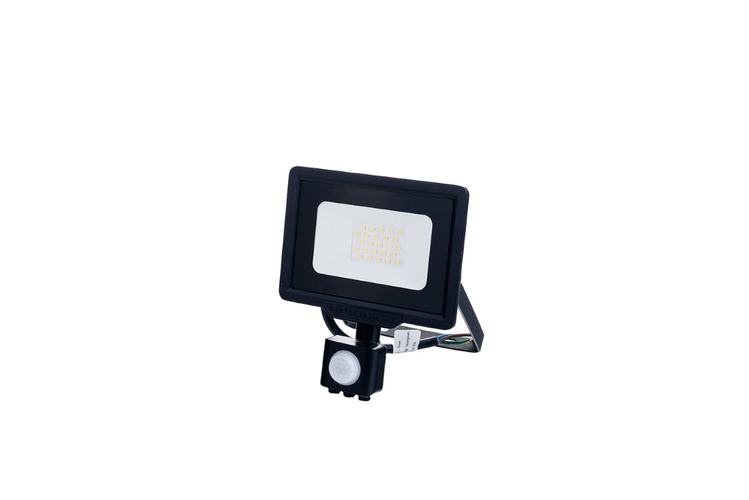 LED reflektory - LED SMD Floodlight Black City Line se snímačem PIR - foto 1