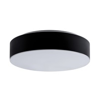 Kruhová - OS ERI67058 ERIS C4 stropní/nástěnné skleněné svítidlo bílá / černá IP43 3000 K 35W LED - OSMONT