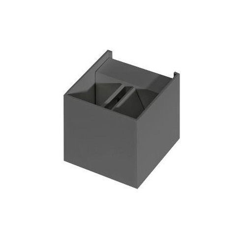 Nástěnná - AZZ AZ0957 LED Venkovní nástěnné svítidlo Azzardo Gambino 1 dark grey AZ0957 6W 480lm 3000K IP44 10cm tmavě šedé - AZZARDO - foto 1