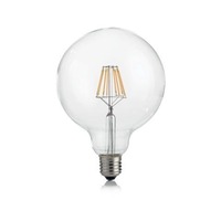 E27 - ILUX 188959 LED filamentová žárovka Ideal Lux Classic Globo D125 Trasp 188959 E27 8W 860lm 3000K 12,5cm čirá stmívatelná - IDEALLUX