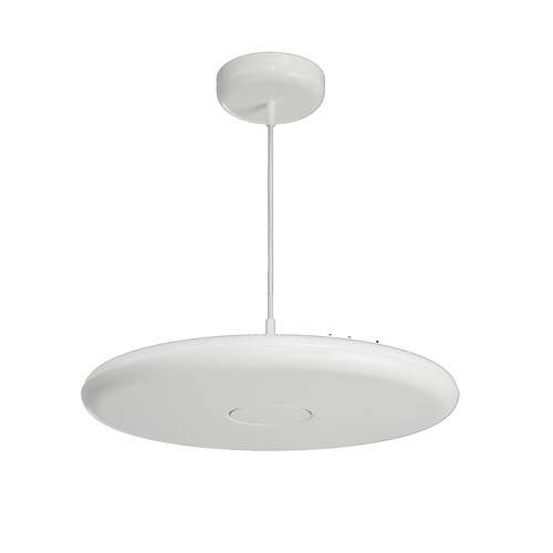 Kruhová - OS ZET60084 ZETA ST2 PF závěsné plastové svítidlo bílá IP40 3000 K 38W LED - OSMONT - foto 1