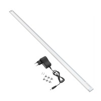 Přisazená - TF 201604TF TELEFUNKEN LED skříňkové svítidlo 87,3 cm 10W 1100lm stříbrná - BRILONER