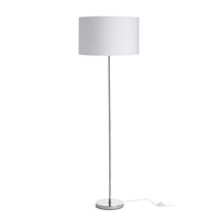 Stojací lampy - RED R14079 NYC/RON 40/25 stojanová Polycotton bílá/chrom 230V E27 11W - RED - DESIGN RENDL