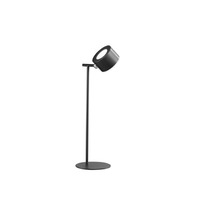Stolní lampy dekorační - FAN LEDT-TESLA-NER Stolní lampa dobíjecí LED TESLA černá, magnetická hlava 4 W 186 lm RGB+CCT - FANEUROPE