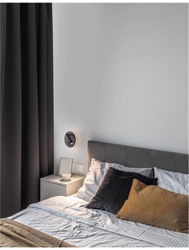 Bodová - NV 9081222 Bodové svítidlo PENOR černá ocel a hliník akryl vypínač na těle LED Cree 9W 230V 3000K IP20 - NOVA LUCE - foto 1