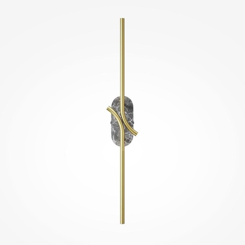 Dekorativní - M MOD256WL-L5BS3K2 Nástěnné svítidlo Renaissance 3000K 5W teplá bílá 170lm mosaz kov/mramor - MAYTONI - foto 1