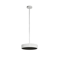 Kruhová - OS KRU60688 KRUGER P2 FC závěsné plastové svítidlo bílá / černá IP40 4000 K 34W LED - OSMONT