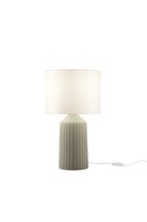Stolní lampy dekorační - FAN I-SAHARA-L-VER Stolní lampa Sahara (zelená keramika) 1 x E27, pr. 35 x 61 cm - FANEUROPE