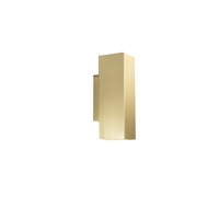 Nepřímé osvětlení - FAN I-DUDUK-Q50-ORO Nástěnné svítidlo Duduk hranaté, zlaté, 2 x GU10 Mini, 7 x 5 x 18 cm - FANEUROPE