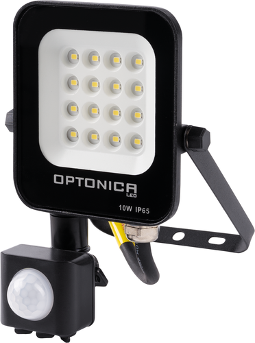 Vnitřní reflektory - LED SMD Floodlight Černé tělo IP65 se senzorem - foto 1