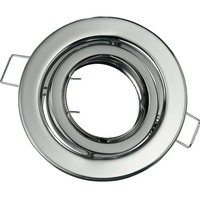 Kruhová - FAN INC-REFLEX-SM1 CR Zápustné svítidlo Reflex, nastavitelné, chromové, průměr 10 cm - FANEUROPE