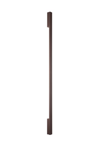 Nástěnná - FAN LED-HERCULES-200 Nástěnné svítidlo Hercules corten, hliník s PC difuzorem, 47 W, 6800 lm, CCT 2700/3500/4000 K, IP65, 60 x 55 x 2000 mm - FANEUROPE - foto 1