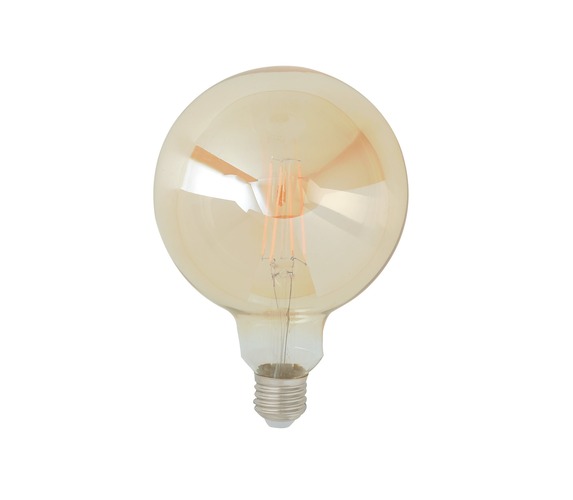 E27 - FAN I-LUXA-V-E27-G125 Dekorativní LED žárovka LUXA jantar E27 8W 806LM 2500K 300° 125x175MM 15000h CRI80 - FANEUROPE - foto 1