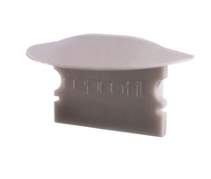 Krytky pro Al profily - IMPR 978651 Koncovka F-ET-02-15 šedá 30 mm 2 ks - LIGHT IMPRESSIONS