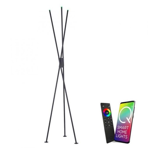 Stojací lampy - PN 338-13 Paul Neuhaus, Q-Peter, LED stojací svítidlo antracit, Smart Home ZigBee RGB+2700-5000K - PAUL NEUHAUS - foto 1