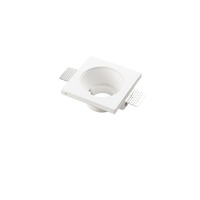 Hranatá - FAN INC-ENTITY-Q Zápustné svítidlo Entity, bílá, 1 x GU10, 12 x 12 x 5,4 cm - FANEUROPE