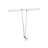 Svítidla - LA 139082 TELESKOP Svítidlo pro 12V lankový systém TENSEO QR-C51 chrom Š/V/H 45/21–52/1 - BIG WHITE (SLV)