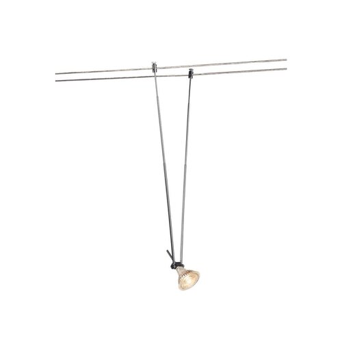 Svítidla - LA 139082 TELESKOP Svítidlo pro 12V lankový systém TENSEO QR-C51 chrom Š/V/H 45/21–52/1 - BIG WHITE (SLV) - foto 1