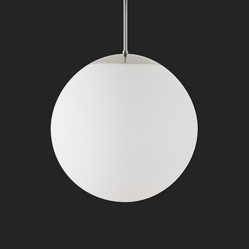 Nouzové osvětlení - OS ADR72028 ADRIA P3 HP závěsné skleněné svítidlo nerez leštěná / bílá IP40 3000 K 52W LED nouzové kombinované 3 h (původní kód OS 72028) - OSMONT - foto 1