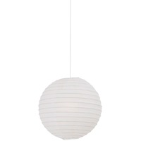 Koule - NOR 14093501 Závěsné papírové stínidlo Rispapir 35 1x60W bílé - NORDLUX