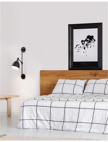 Dekorativní - NV 9420850 Nástěnné svítidlo VIRGO černá a mosazný kov E27 1x12W 230V IP20 bez žárovky - NOVA LUCE - foto 1